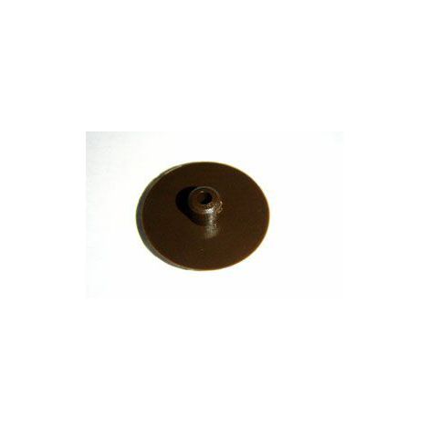 Фото CF04 Заглушка эксцентрика пластмассовая D=17 мм, коричневый Заглушки для эксцентрика 1