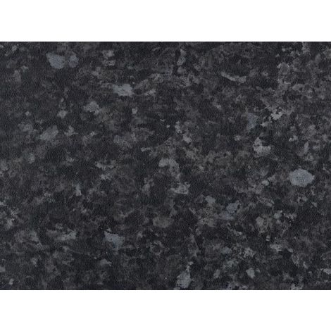 Фото Пристеночный бортик овальный, Гранит чёрный глянец, 34*29 мм, L=4.2м Плинтус для столешницы 1