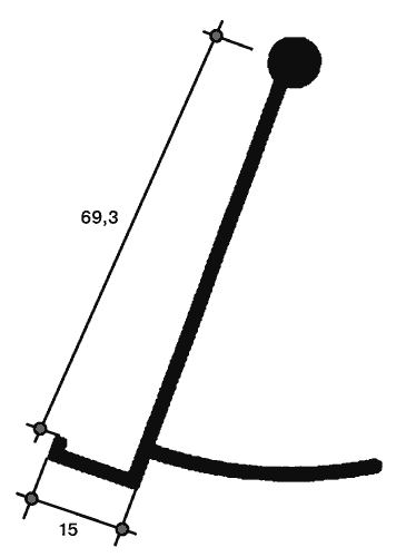 640-33 Угол соединительный, бел.(6,0 м)
