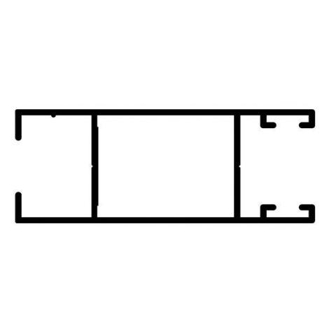 Фото 640-10 Створка боковая (1), кор. (6,0 м) Алюминиевый профиль для балконов 1