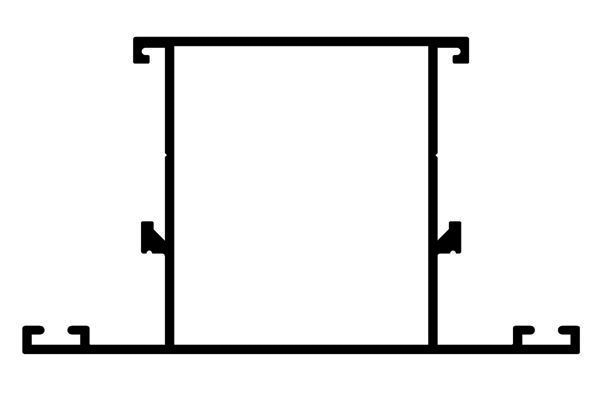 400-17 Импост двери, бел. (6,0 м)