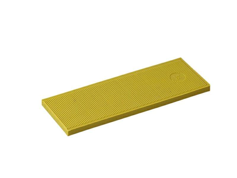 Рихтовочные пластины для стеклопакетов 100x24x4 желтые