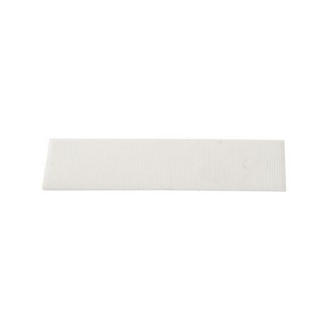 Фото Пластина рихтовочная Bistrong 100x34x1 белая Комплектующие для стеклопакетов 2