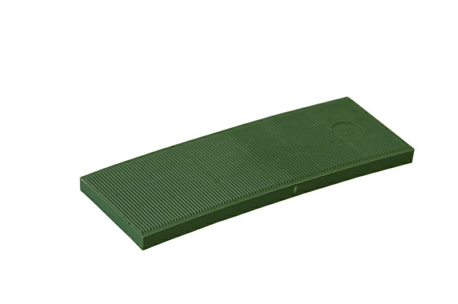 Рихтовочная пластина 100x40x5 зелёная
