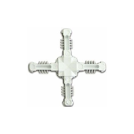 Фото Крест с амортизатором для шпросса 8х18 , белый Комплектующие для стеклопакетов 1