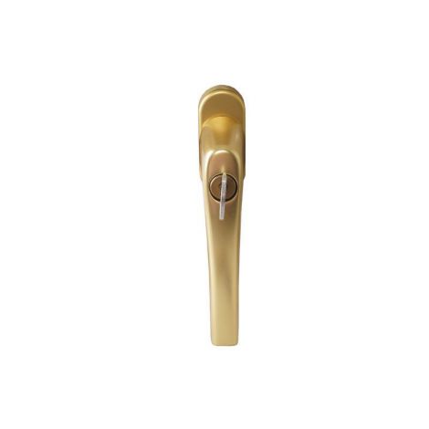 Фото Ручка оконная с замком Rotoline R 03.1 35мм, золото матовое без логотипа Ручки для окон 5