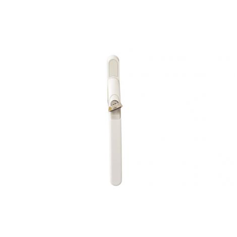 Фото Балконная ручка с замком белая INTERNIKA Slim-Line штифт 47мм Ручки для окон 5