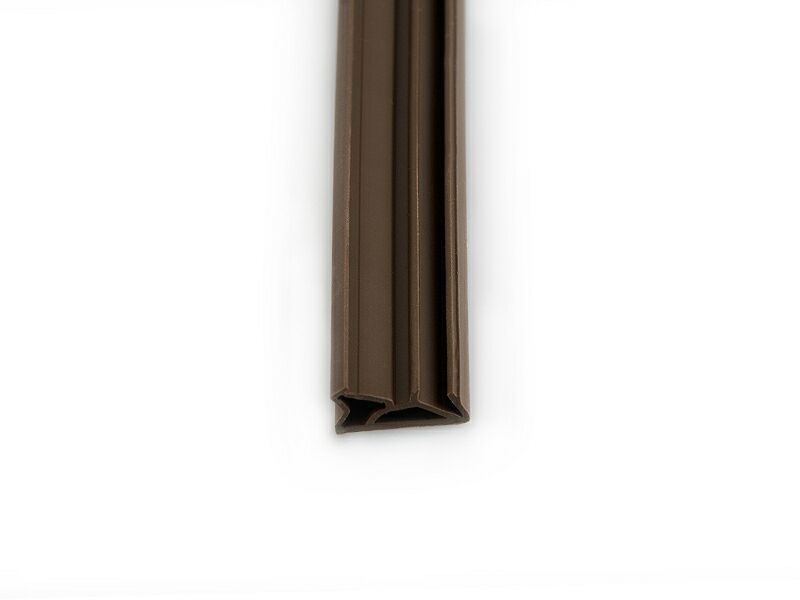 Фото Уплотнитель для деревянных окон DEVENTER SV12 темно-коричневый RAL 8014 Уплотнитель для окон 