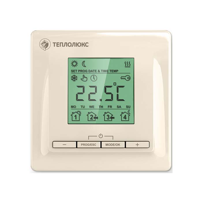 Терморегулятор тёплого пола Теплолюкс ТР 520 белый