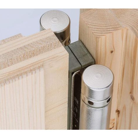 Фото Петля барная 100 мм для деревянных дверей до 34 кг никелированная сталь Петли дверные 3