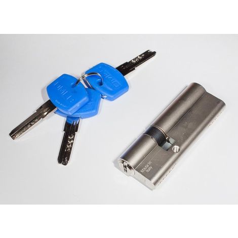 Цилиндровый механизм ключ ключ 30х55 Omec OM2120/23BH ключ синий