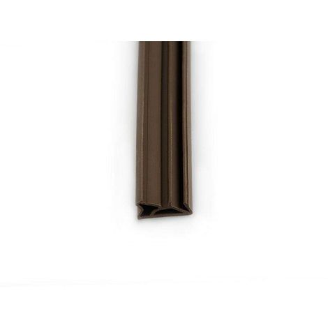 Фото Уплотнитель для деревянных окон темно-коричневый RAL 8014 на фальц створки ширина паза 4-5 мм ТЭП Уплотнитель для окон 1
