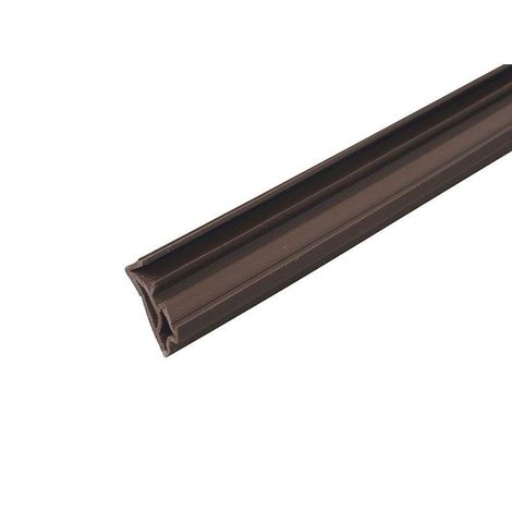 Фото Уплотнитель для деревянных окон темно-коричневый RAL 8014 на фальц створки ширина паза 4-5 мм ТЭП Уплотнитель для окон 2