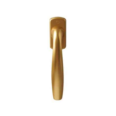 Фото Ручка для окон золото матовое HOPPE NEW YORK Secustik штифт vario fit 32-42 мм 45° винты М5х45-50 Ручки для окон 1
