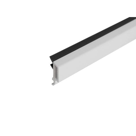 Фото Штапик пластиковый ПВХ белый 6.5 мм Rehau стеклопакет 32-40 мм 6м чёрный уплотнитель тип А001 60мм/70мм Штапик пластиковый для окон 1