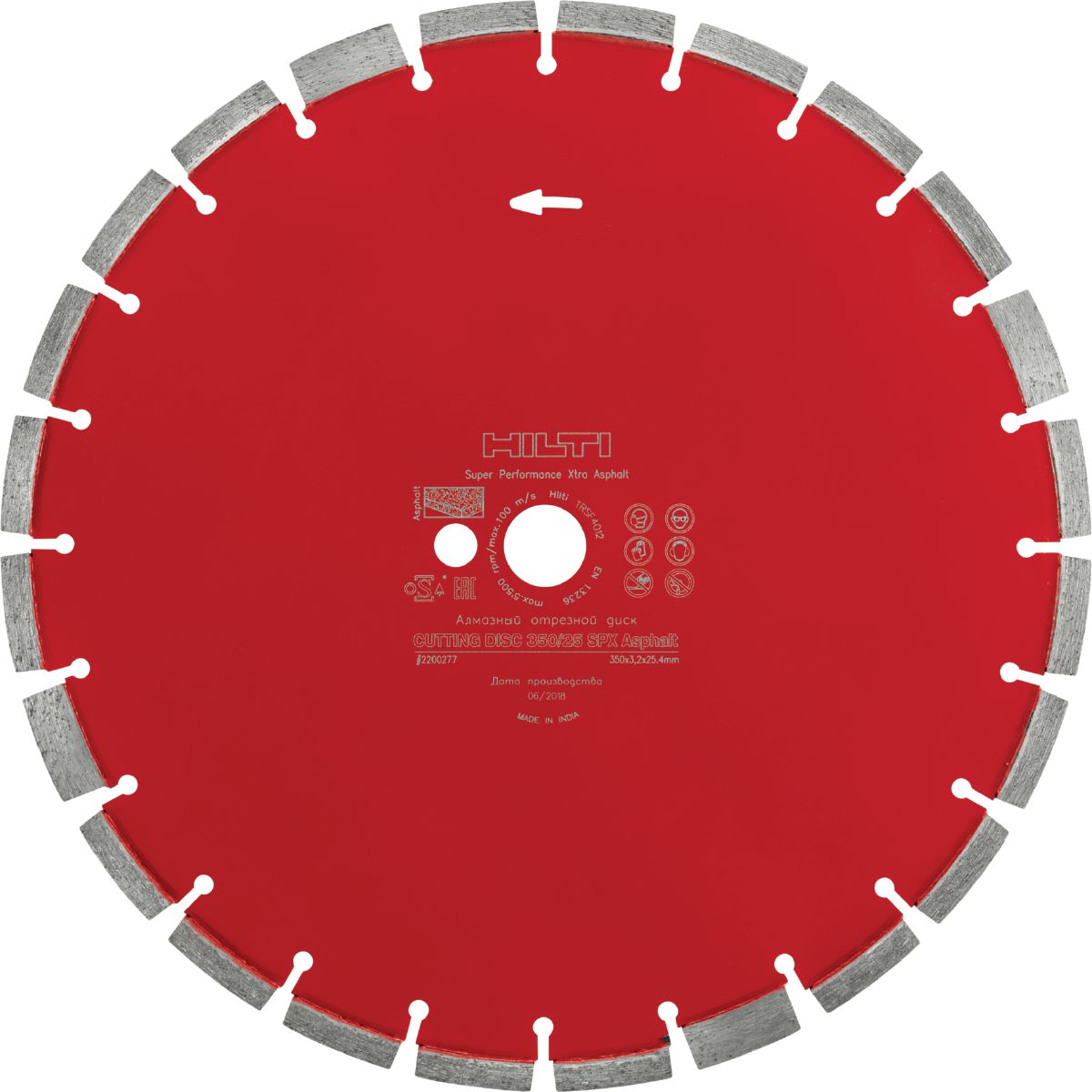 Отрезной диск 400/20mm SPX би́тум
