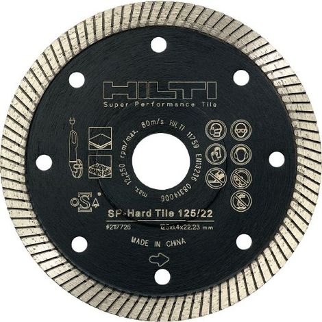 Фото Отрезной диск SP-T 125/22 stoneware Алмазные отрезные диски 1