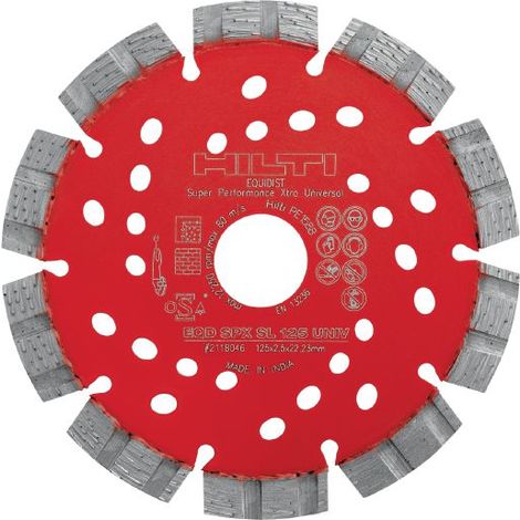 Фото Отрезной диск Хилти (Hilti) EQD SPX-SL125 (2) универса Алмазные отрезные диски 1