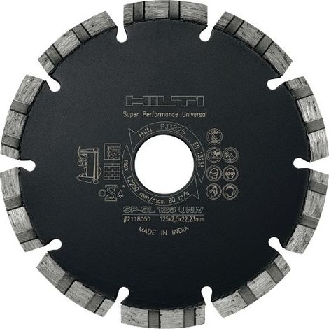 Фото Отрезной диск SP-SL 125 (2) Хилти (Hilti) универсальный Алмазные отрезные диски 1