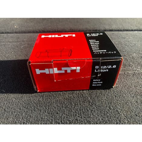 Фото Аккумуляторная батарея 12В Хилти (Hilti) B12 2.6 Аккумуляторные батареи Хилти 4