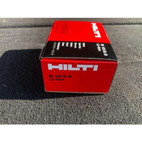 Фото Аккумуляторная батарея 12В Хилти (Hilti) B12 2.6 Аккумуляторные батареи Хилти 3