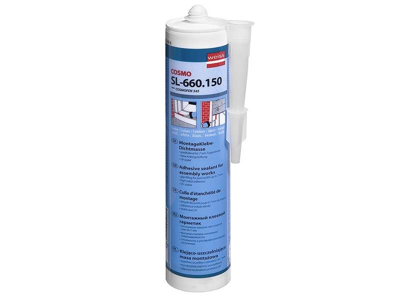Космофен (Cosmofen) 345 жидкий пластик клей-герметик белый 310мл