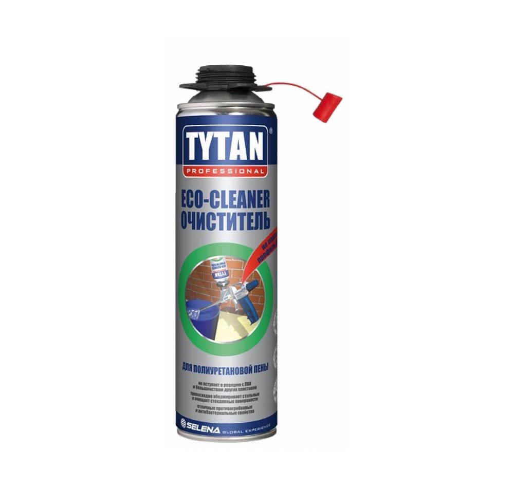 Очиститель монтажной пены TYTAN Professional ЕСО 500 мл