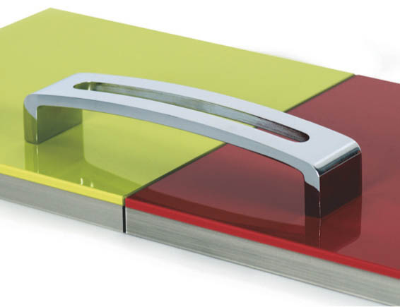 Мебельная Ручка-скоба 192мм металл хром глянец FIRMAX