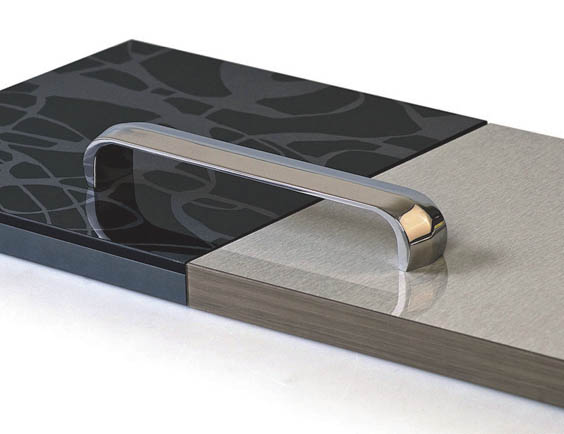 Мебельная Ручка-скоба 160мм металл хром FIRMAX
