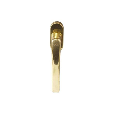 Фото Ручка для окон латунь полированная Rotoline R 03.2 35мм золото охра Ручки для окон 3