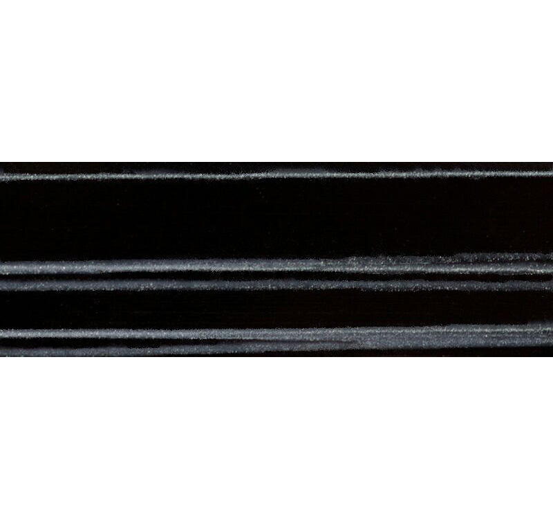 Кромка ABS луч черный глянец 23х1 мм, одноцветная ALVIC