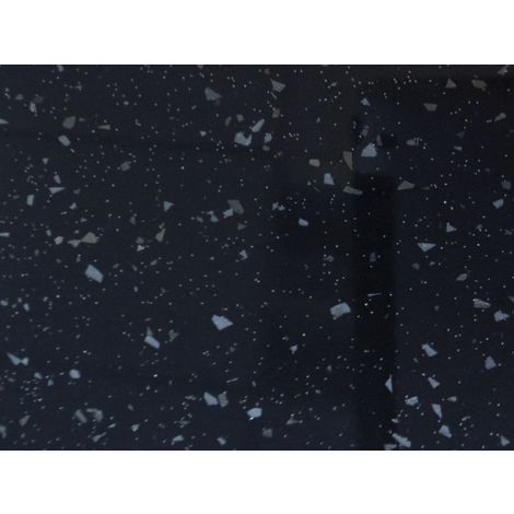 Фото Плинтус для столешницы алюминиевый ALPHALUX Звёздная ночь глянец 30х25х4100 мм Плинтус для столешницы 1