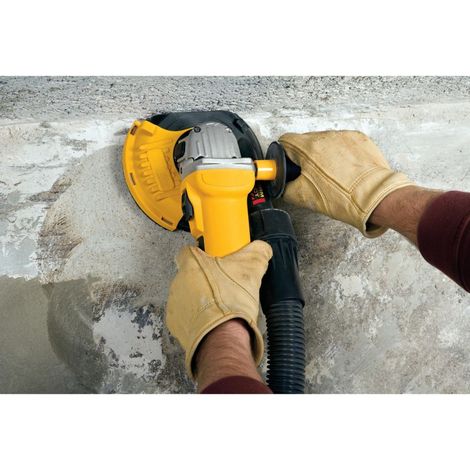 Фото Кожух защитный на угловую шлифмашину для шлифования по бетону с пылеотведением DEWALT DWE46150, 115/125 мм Системы пылеудаления DeWalt 5