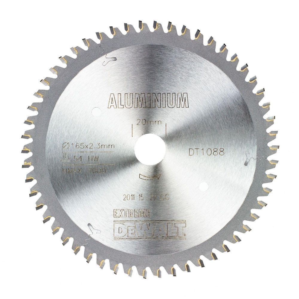 Пильный диск DEWALT EXTREME DT1088, по дереву 165/20, 1.6/2.3, 54 TFZ -5°