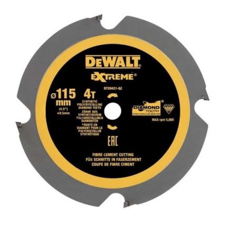 Фото Пильный диск DEWALT DT20421, 115 x 9.5 мм 4T Для дисковых (циркулярных) пил 1