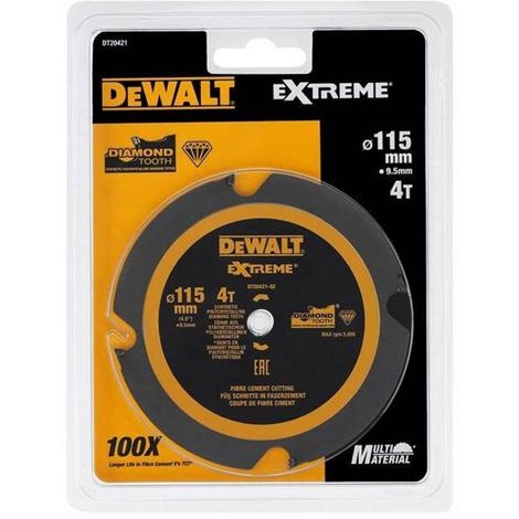 Фото Пильный диск DEWALT DT20421, 115 x 9.5 мм 4T Для дисковых (циркулярных) пил 2