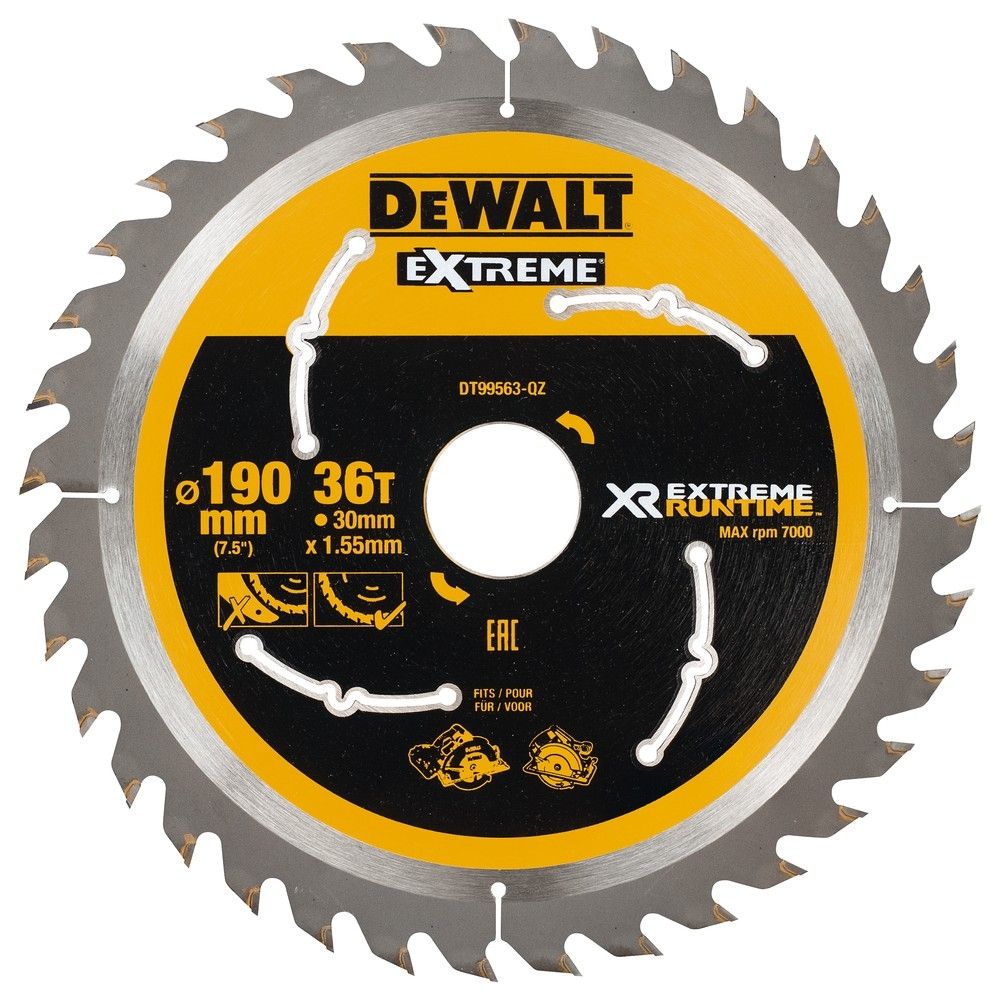 Пильный диск XR DEWALT DT99563, 190/30 36T ATB+R 25