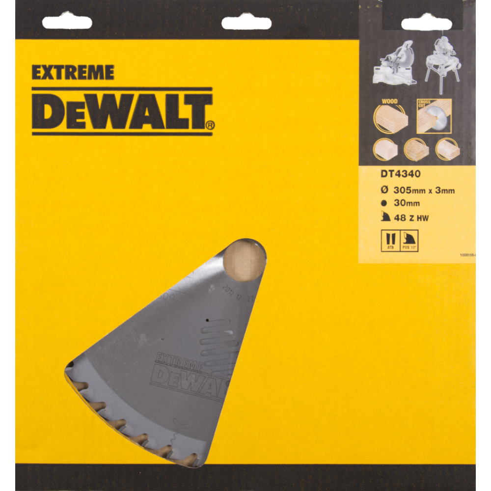 Пильный диск DEWALT EXTREME DT4340, 305/30, 2.2/3.0 48 WZ10°