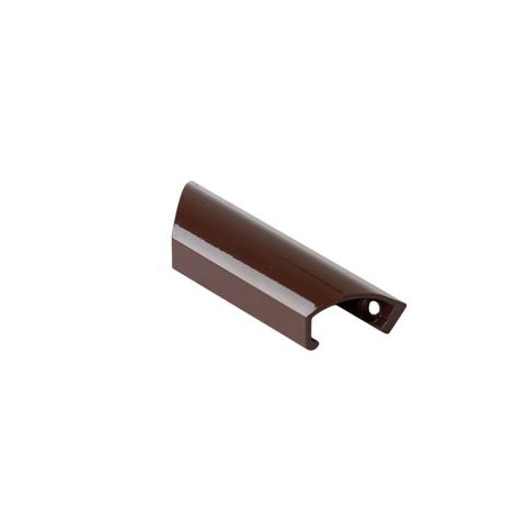Фото Ручка алюминиевая для дверной москитной сетки МС, коричневая RAL8017 Комплектующие для москитных сеток 2