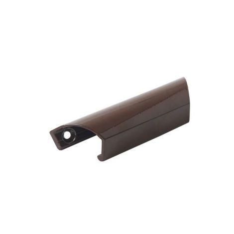 Фото Ручка алюминиевая для дверной москитной сетки МС, коричневая RAL8017 Комплектующие для москитных сеток 4
