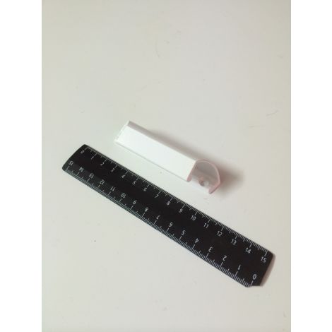 Фото Ручка алюминиевая для дверной москитной сетки МС, белая Комплектующие для москитных сеток 3