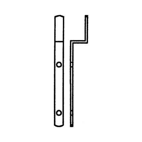 Фото Крепление для москитной сетки металлическое длинное МС-СТАН (заклепка 3 мм) Комплектующие для москитных сеток 2