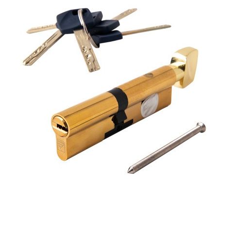 Фото Цилиндровый механизм ключ-ручка 50х60 золото Apecs Premier XR-110(50/60C)-C15-G Цилиндровые механизмы 1