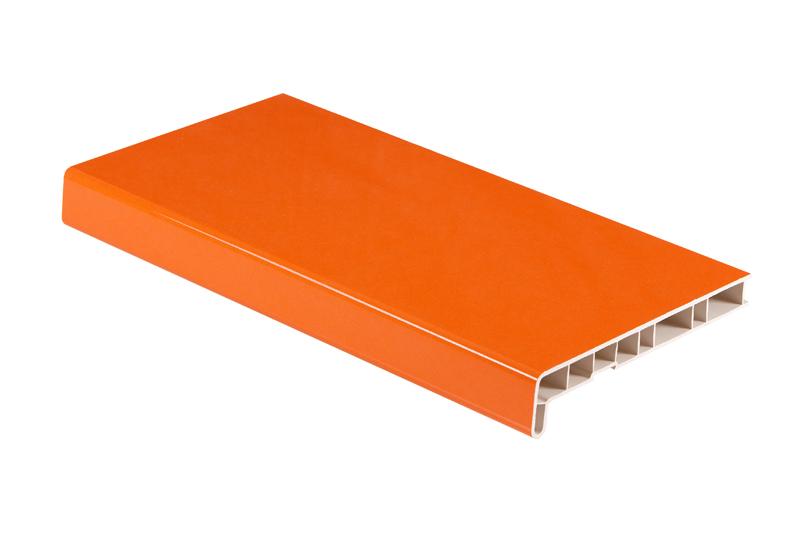 Подоконник Кристаллит (Crystalit) 100мм, Оранжевый глянец