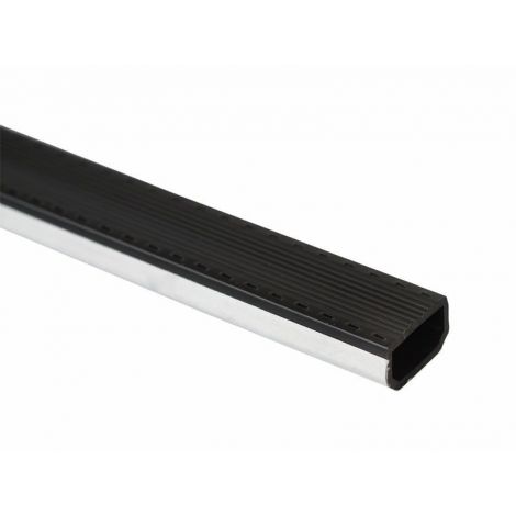 Фото Дистанционная рамка для стеклопакетов Thermal CE (ПВХ+ал) 9,5мм, чёрный RAL9005 Комплектующие для стеклопакетов 1