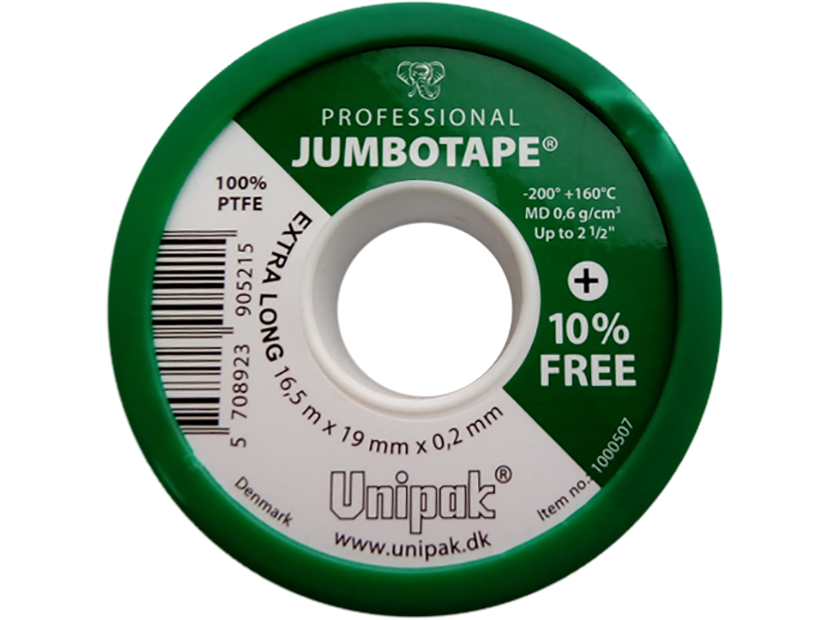 Лента JUMBOTAPE (16,5 м х 19 мм х 0,2 мм; MD=0,6 г/см³) (зел. упак.)