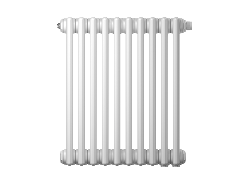 Радиатор трубчатый Zehnder Charleston Retrofit 2056, 10 сек.1/2 ниж.подк. RAL9016 (кроншт.в компл)