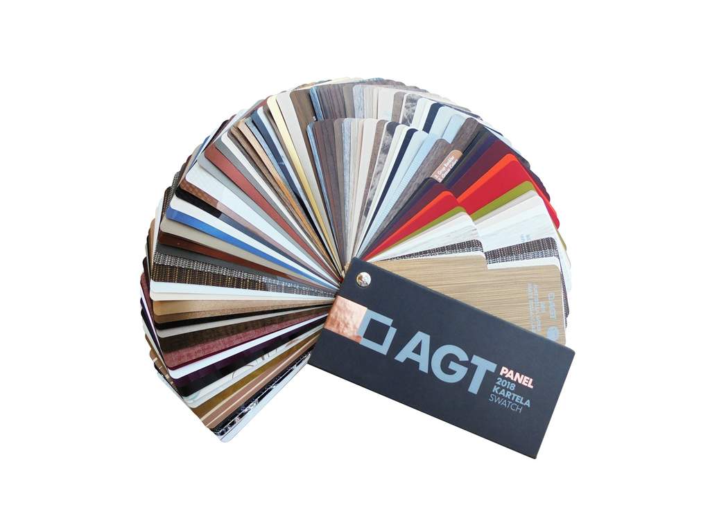 Фото Образцы цветов глянцевой и матовой пленки AGT 2018 Мебельные фасады из МДФ 
