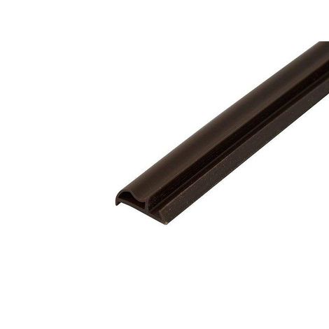 Фото Уплотнитель контурный для межкомнатных дверей DEVENTER, ПВХ (т), темно-коричневый RAL 8014 Уплотнитель для дверей 1