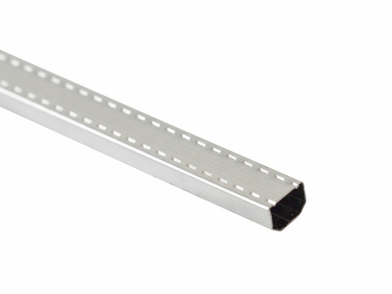 Дистанционная рамка для стеклопакетов алюминиевая полая 5,5 мм, 6м